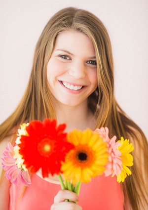 Woman Flowers